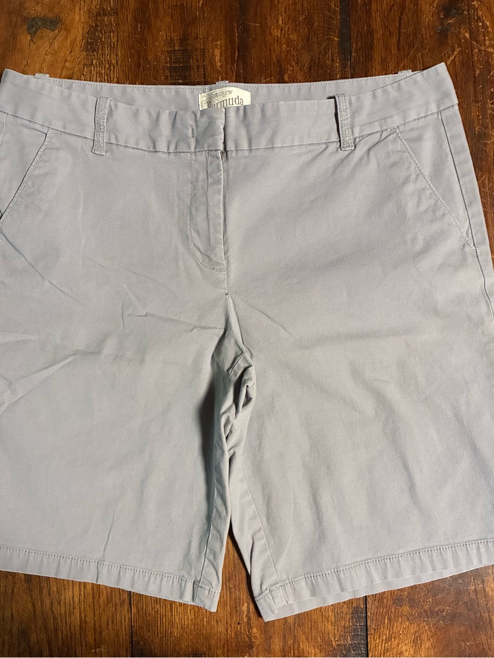 J. Crew Light Gray Women's Bermuda Shorts